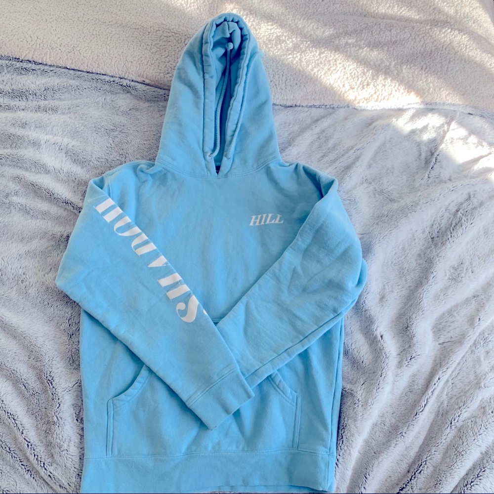 SHADOW HILL BABY BLUE FOIL HOODIE